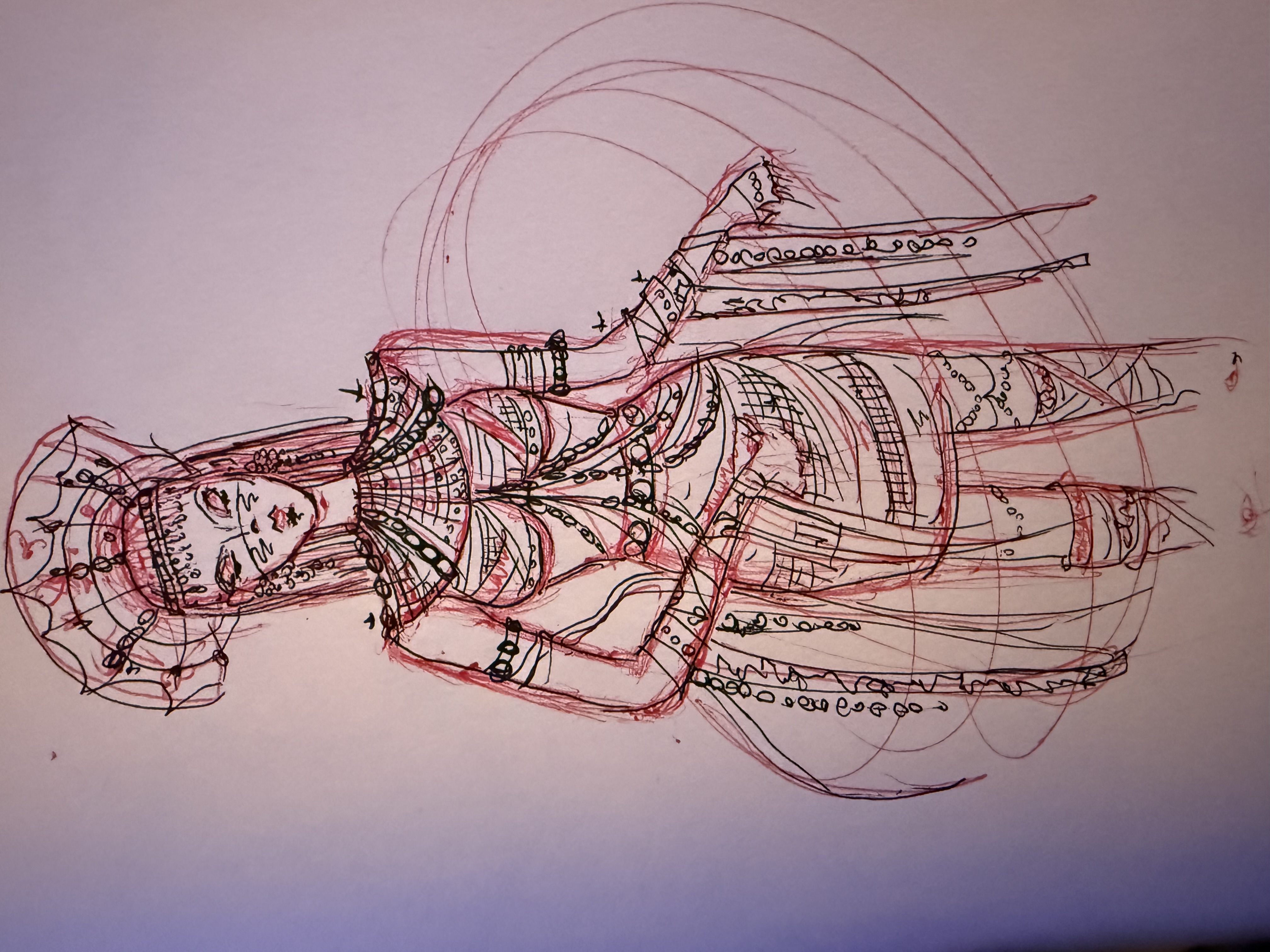 Egyptian Goddess - Concept to Creation - Sketch